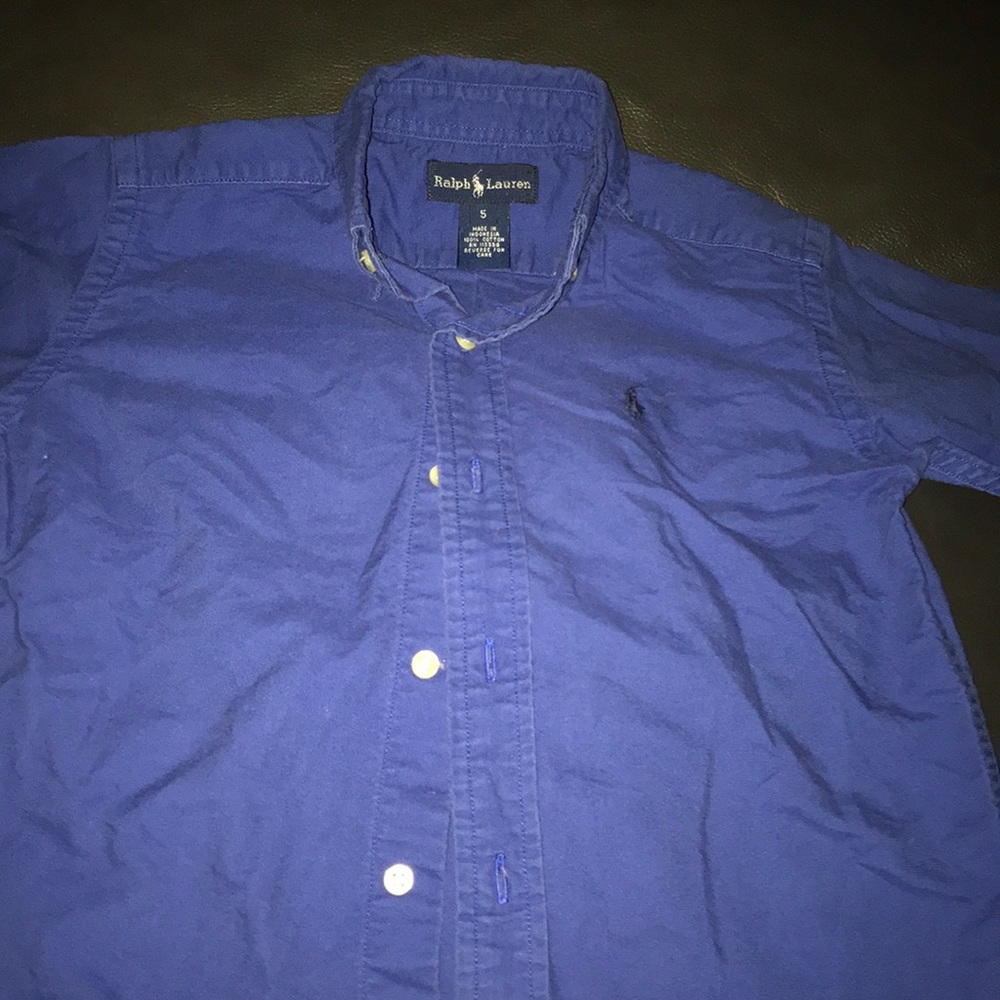Long sleeve - blue/indigo polo shirt